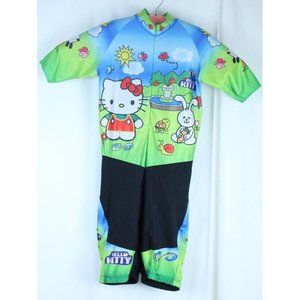 Hello Kitty Cycling Workout Fitness Unitard Singlet Yoga Gym Small/Med Cronos